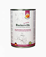 КОРМ вологий для собак BASKERVILLE Holistic КАЧКА ТА КАБАН З ГАРБУЗОМ ТА ЗЕЛЕННЮ, 400г