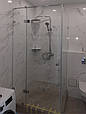 Душова кабіна кутова 90х90, скло прозоре, h - 200 см., фото 5