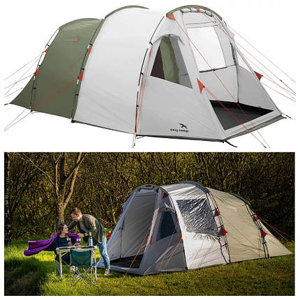 Намет п'ятимісний Easy Camp Huntsville 500 Green/Grey (120407), фото 1