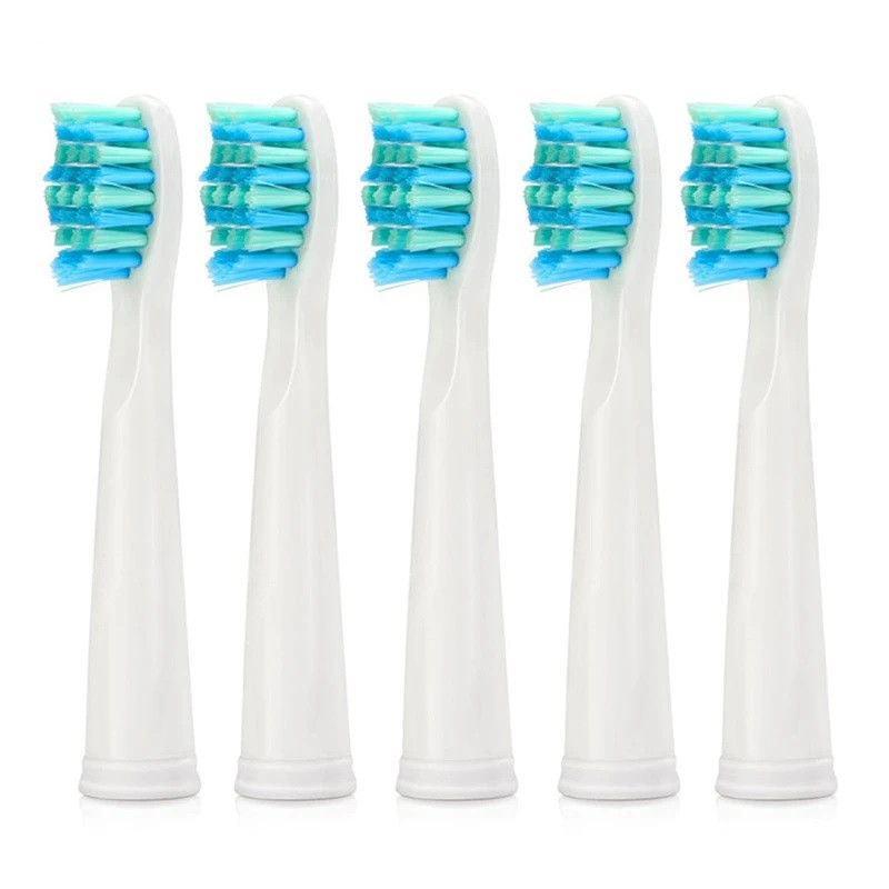 Насадки для звукової зубної щітки Seago SG-507/551/949 White 5 штук, фото 1