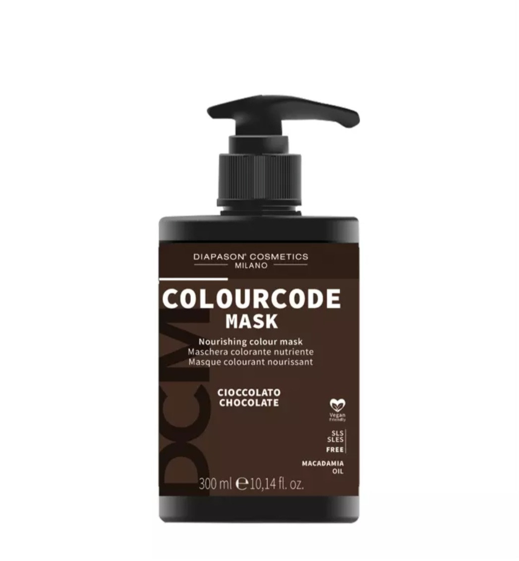 Тонирующая шоколадная маска для волос Diapason Cosmetics Milano COLOURCODE MASK - фото 1 - id-p1890438808