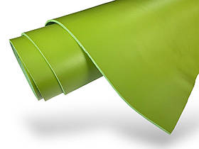 Шкіра чепрак з лицевим покриттям для ременів ножен кобур чохлів сумок браслетів 4,0-4,2мм колір салатовий