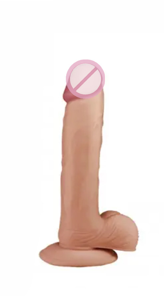 Фалоїмітатор реалістичний із мошоком — The Ultra Soft Dude Flesh 9"