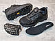 Кросівки перфоровані на автошнурці, чорні чоловічі кросівки з автошнурком, фото 2
