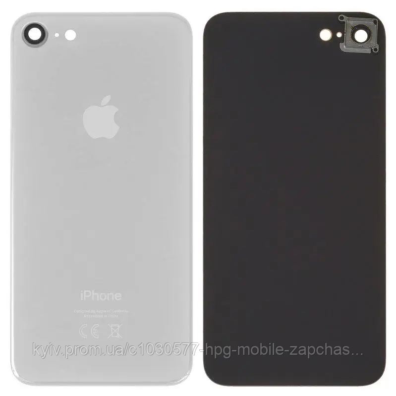 Задня панель корпусу (кришка акумулятора) для iPhone 8, зі склом камери, оригінал Білий, фото 1