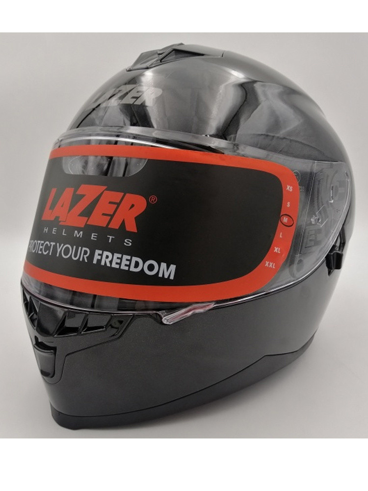 Мотошолом Lazer Vertigo Evo Z-Line чорний металл