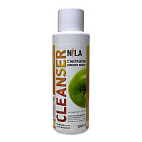Засіб для зняття липкого шару Nila Cleanser, яблуко, 100 мл