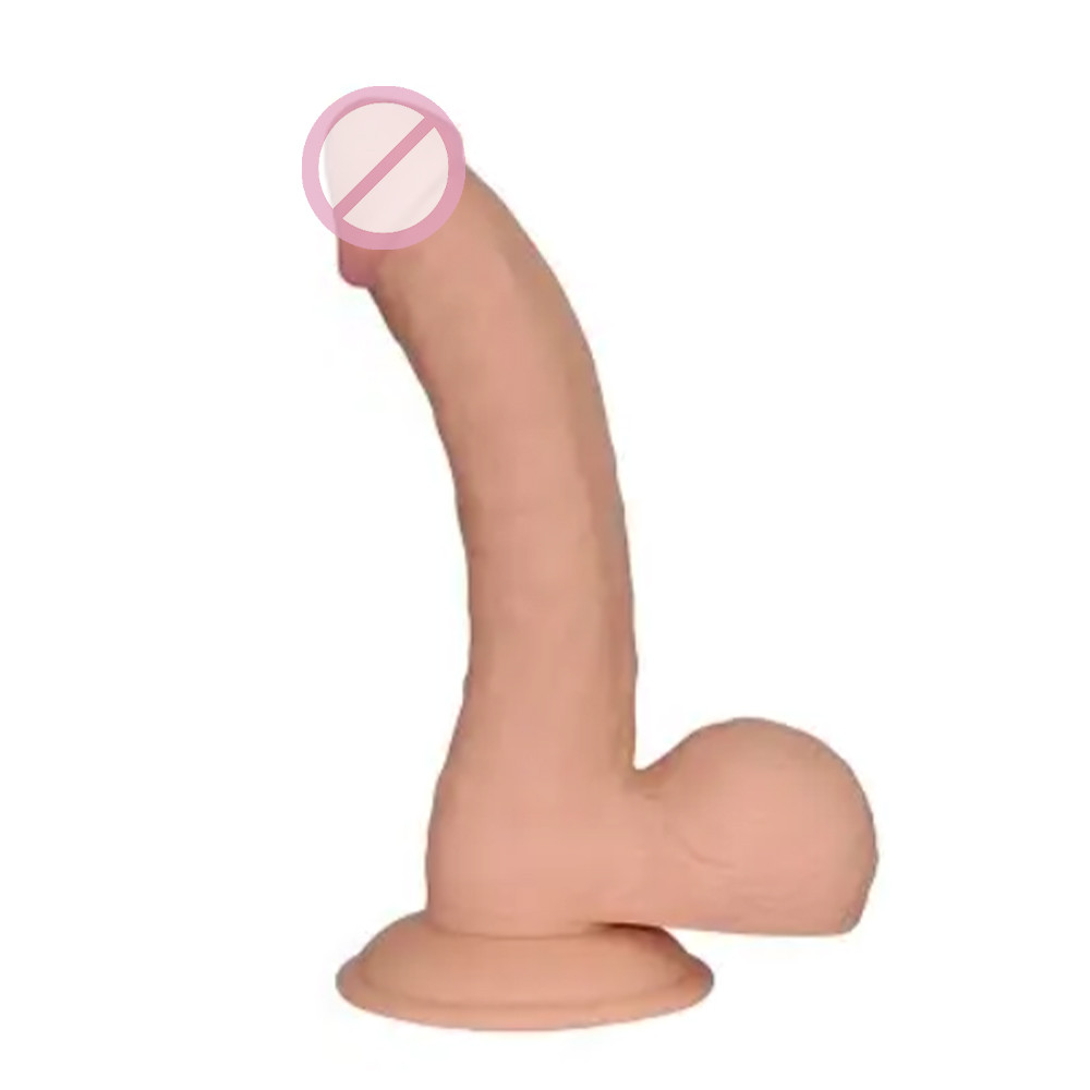 Фалоїмітатор реалістичний із мошок - The Ultra Soft Dude Flesh 8.8"