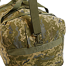 Армійська транспортна сумка KIBORG MILITARY BAG 130L/ Тактична похідна сумка для військових велика/ Піксель, фото 11