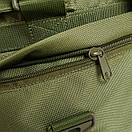 Армійська транспортна сумка KIBORG MILITARY BAG 130L/ Тактична похідна сумка для військових велика/ Олива, фото 3