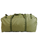 Армійська транспортна сумка KIBORG MILITARY BAG 130L/ Тактична похідна сумка для військових велика/ Олива, фото 6