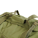 Армійська транспортна сумка KIBORG MILITARY BAG 130L/ Тактична похідна сумка для військових велика/ Олива, фото 8
