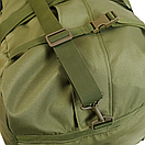 Армійська транспортна сумка KIBORG MILITARY BAG 130L/ Тактична похідна сумка для військових велика/ Олива, фото 11