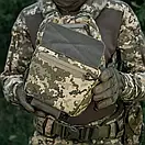 M-Tac Сумка напашник Large Elite для балістичного пакета/ Підсумок напашний піксель ММ-14 на плитоноску/ Тактична сумка з MOLLE, фото 6