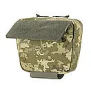M-Tac Сумка напашник Large Elite для балістичного пакета/ Підсумок напашний піксель ММ-14 на плитоноску/ Тактична сумка з MOLLE, фото 8