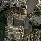 M-Tac Сумка напашник Large Elite для балістичного пакета/ Підсумок напашний піксель ММ-14 на плитоноску/ Тактична сумка з MOLLE, фото 10