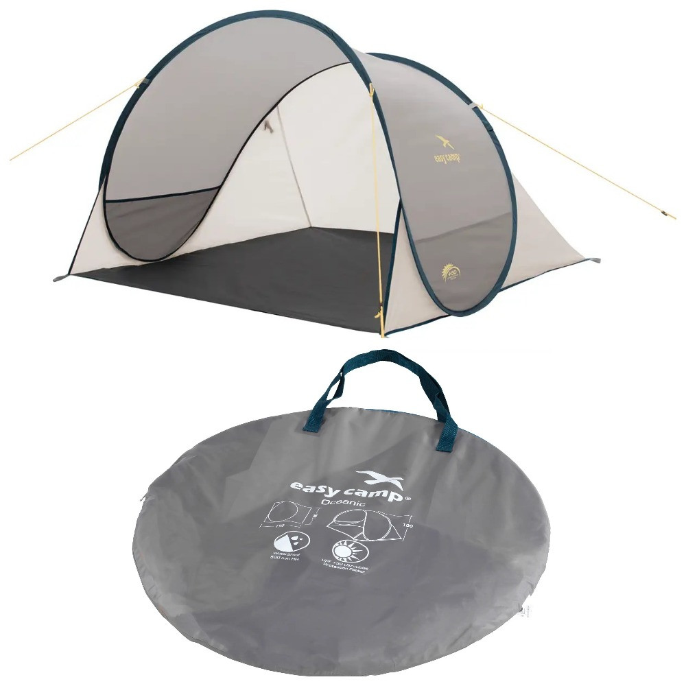 Намет пляжний Easy Camp Oceanic Grey/Sand (120433)
