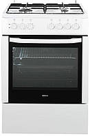 Плита комбінована Beko FSM62120DW - 60х60 см/4 конфорки/емал. решітки/65л/8 прогр./білий