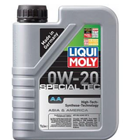 Моторное масло LIQUI MOLY SAE 0W-20 SPECIAL TEC AA / 0W-20/ 1л