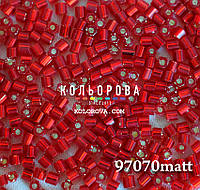 Рубка 11/0 червона 97070 матовий ,10 грам