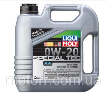 Моторна олива LIQUI MOLY SAE 0W-20 SPECIAL TEC AA /  4л