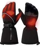 Рукавички з підігрівом, електричні термостійкі рукавички з батарейним живленням, розмір L