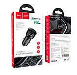 Автомобільний зарядний пристрій Hoco Z42 Display USB 20w, Type-C, 3.0A, фото 7