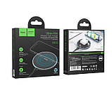 Безпровідна зарядка підставка Hoco CW6 Pro на 15W Type-C, 2A чорна, фото 7