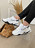 Жіночі кросівки Nike M2K Tekno Essential White silver взуття Найк М2К Текно білі шкіряні весна літо осінь повсякденні, фото 2