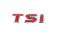 Надпись TSI (косой шрифт) Все красные для Volkswagen Tiguan 2007-2016 гг