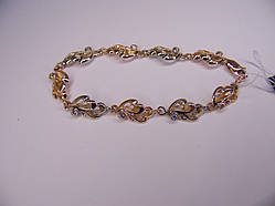 Золотий браслет, розмір 18 см