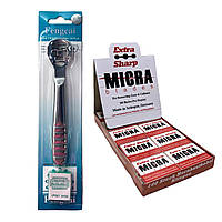 Станок для педикюру металевий + набір лез 100 шт