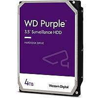 Жорсткий диск WD 4TB 3.5" 256MB SATA Purple Surveillance Baumar - Порадуй Себе