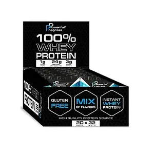 100% Whey Protein Instant MEGA BOX 20 x 32 g (Чорничний чізкейк)