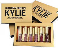 Матовые помады Kylie Jenner Birthday Edition 6шт в упаковке Блески оптом