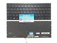 Оригинальная клавиатура для ноутбука Asus Vivobook Go 14 TP1400, TP1400KA, TP1401KA series, черный, подсветка