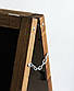 Штендер дерев'яний одностронній крейдовий (прямокутний вертикальний), фото 3