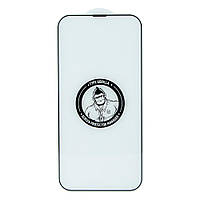Защитное стекло для телефона Anti-Peep iPhone 14 Pro Max антишпионское (с черной рамкой) 0,33мм | Blueo