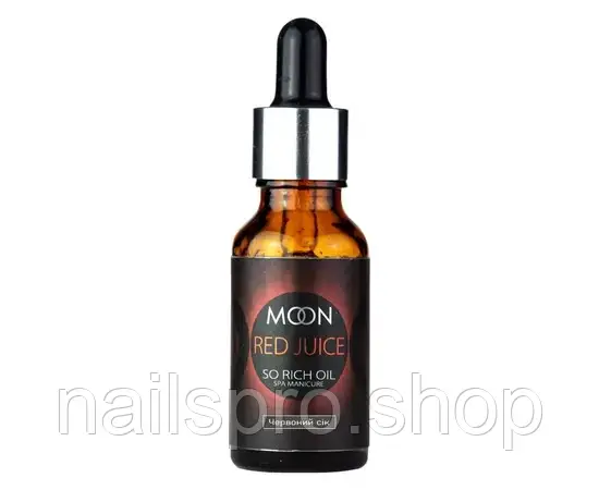 Олія для нігтів та кутикули Moon Full RED JUICE 20 мл