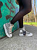 Жіночі кеди Converse Chuck Taylor All Star Lift Hi Leopard Конверс Ол Стар леопардові на платформі, фото 9