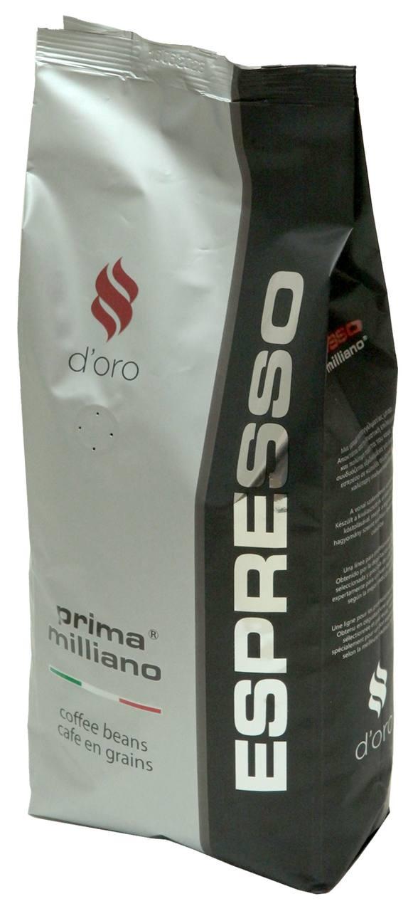 Prima Milliano d`Oro зернової кави пачка 1 кг