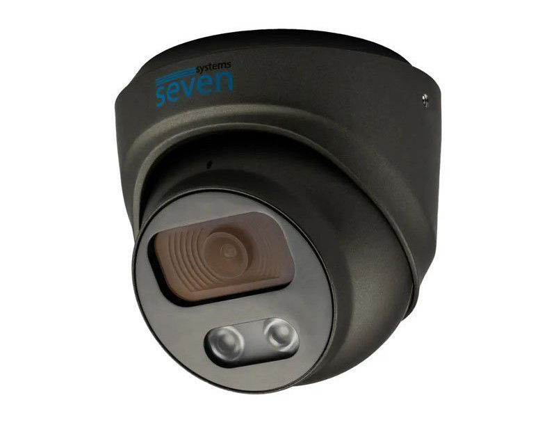 IP-відеокамера 2 МП вулична/внутрішня SEVEN IP-7212PA black (2,8)