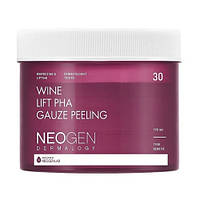 Neogen PHA Gauze Peeling Тришарові пілінгові диски Червоне вино