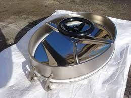 Люк нержавіючий овальний 535х430х75 під тиск AISI 304, фото 3