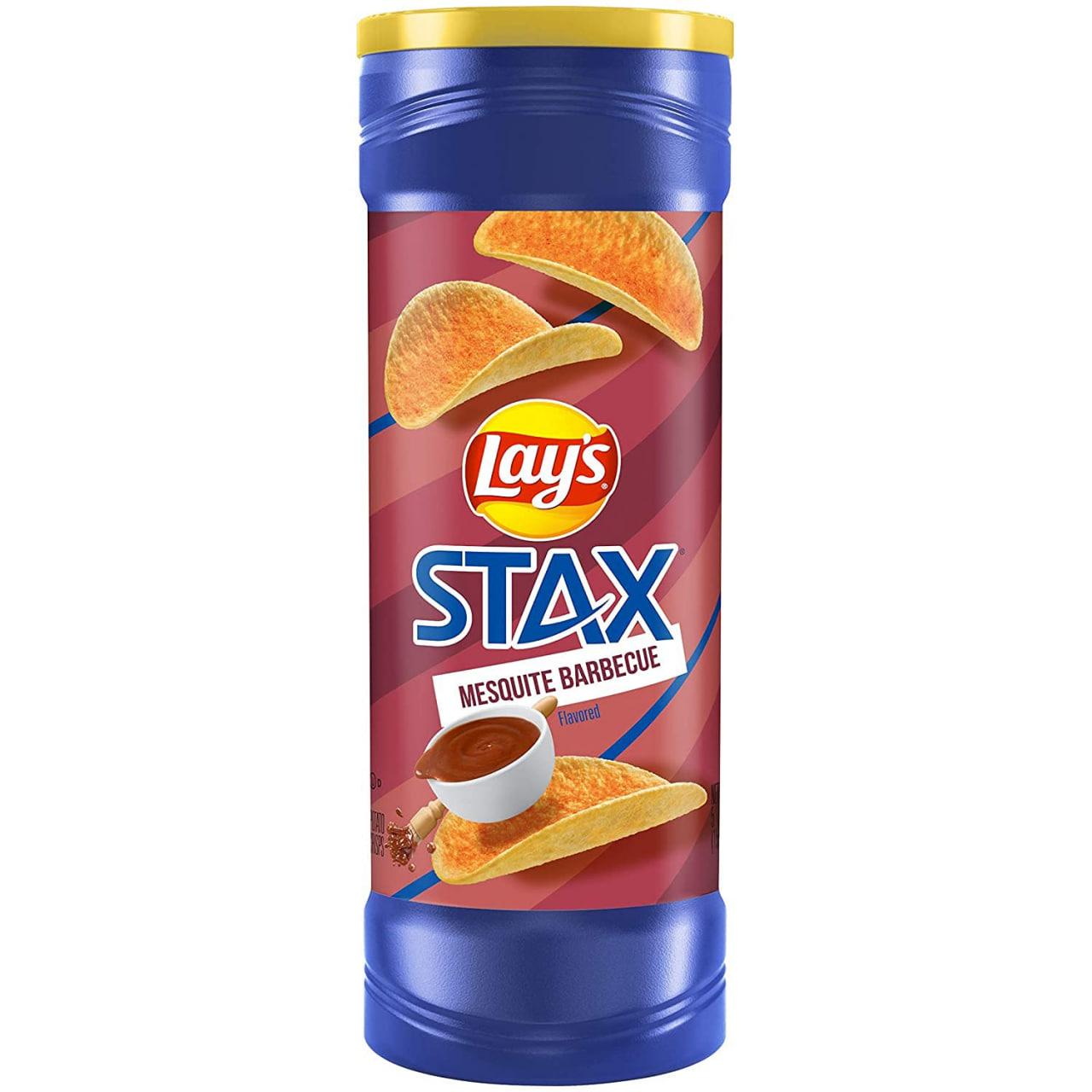 Чипси Lay's STAX Mesquite Barbecue 155.9g