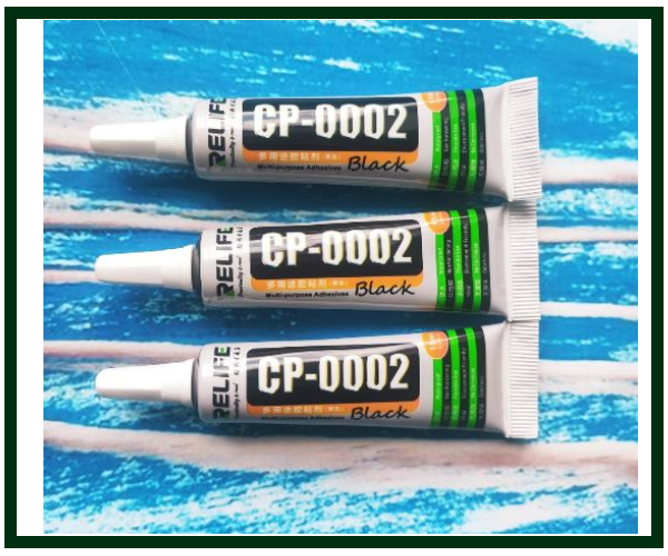 Клей CP-0002 чорний гелевий, 15ml, Relife