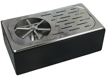 Ринзер для миття склянок, пітчерів VD Coffee 32*17 см, барний з підставкою Cleaner Glass Rinser 1/3-40