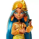 Шарнірна лялька Монстер Хай Клео Де Ніл Monster High Cleo De Nile G3 Skulltimate Secrets Fearidescent Series, фото 4