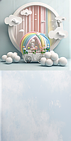 Фотофон Стіна Підлога decorations for newborn