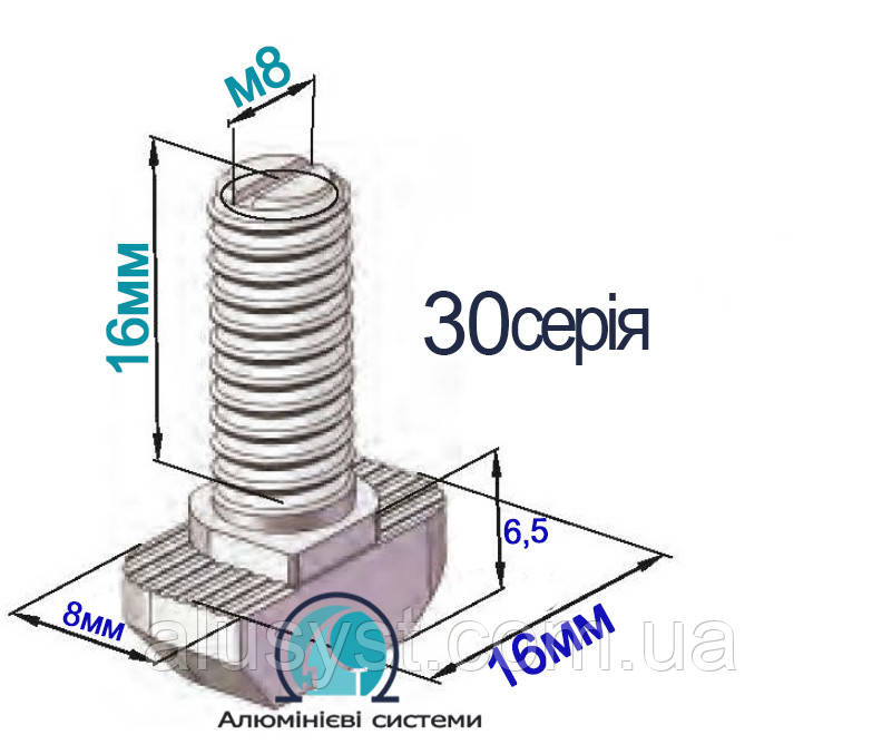 30 серія / Т-болт М-8х20